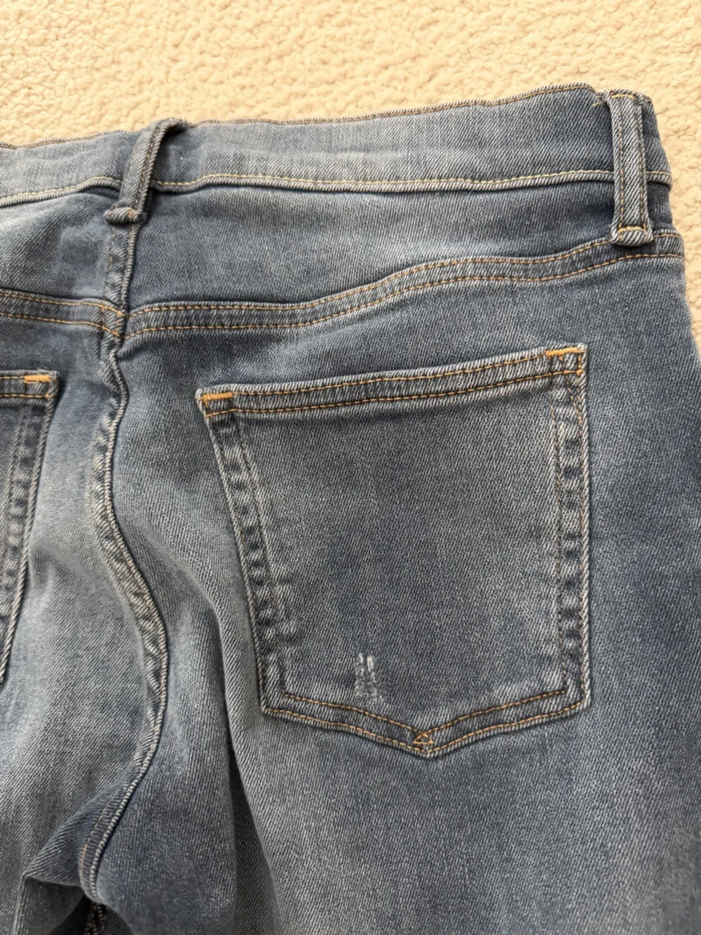 GAP Kids Skinny Jeans Boys Size 12 Husky Medium Wash Stretch Denim